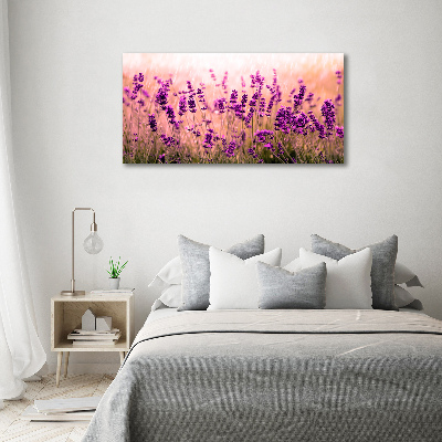 Cuadro canvas con impresión uv duradera horizontal Lavanda