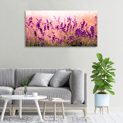 Cuadro canvas con impresión uv duradera horizontal Lavanda