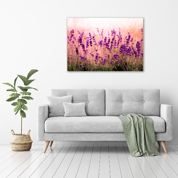 Cuadro canvas con impresión uv duradera horizontal Lavanda
