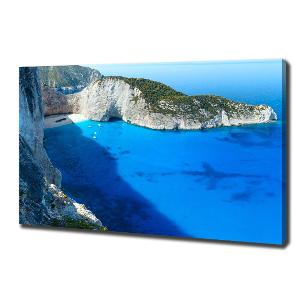 Cuadro canvas con impresión uv duradera horizontal Zante, Grecia