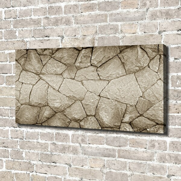 Foto obraz na płótnie Ściana z kamienia