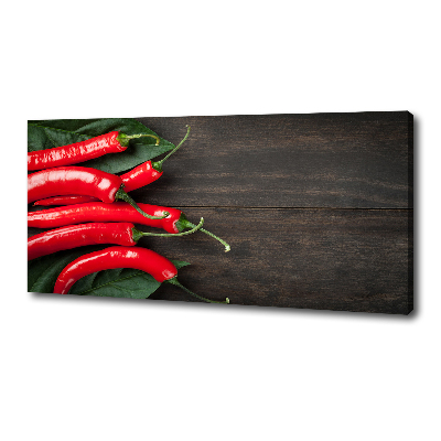 Fotocuadro en lienzo de alta calidad horizontal chiles