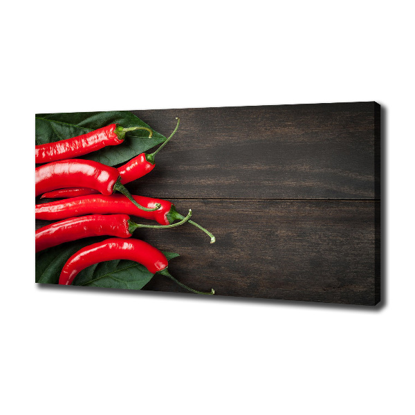Fotocuadro en lienzo de alta calidad horizontal chiles