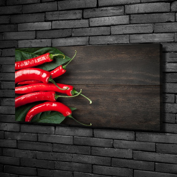 Fotocuadro en lienzo de alta calidad horizontal chiles