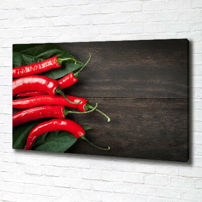 Fotocuadro en lienzo de alta calidad horizontal chiles