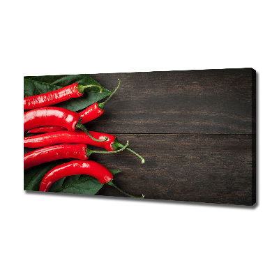 Fotocuadro en lienzo de alta calidad horizontal chiles