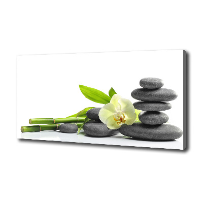 Cuadro canvas con impresión uv duradera horizontal Orquídea