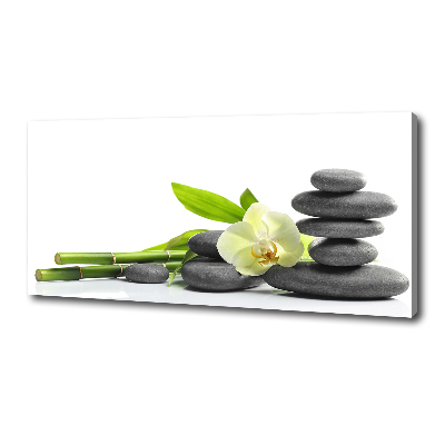 Cuadro canvas con impresión uv duradera horizontal Orquídea