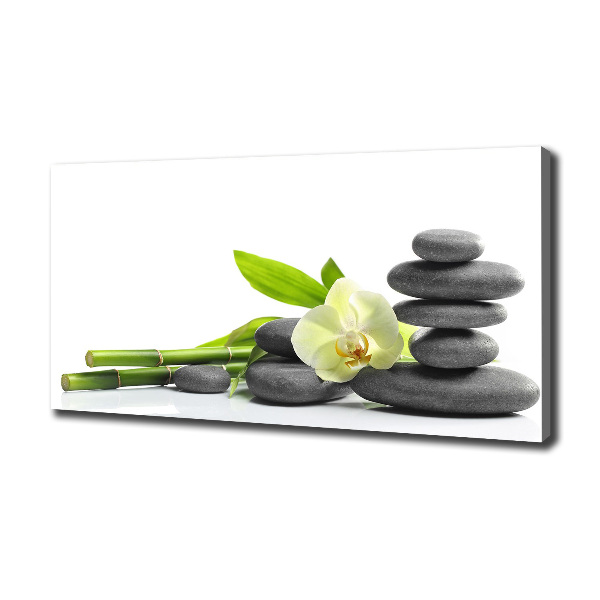 Cuadro canvas con impresión uv duradera horizontal Orquídea