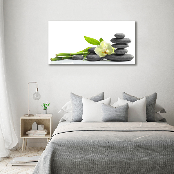 Cuadro canvas con impresión uv duradera horizontal Orquídea