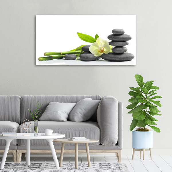 Cuadro canvas con impresión uv duradera horizontal Orquídea