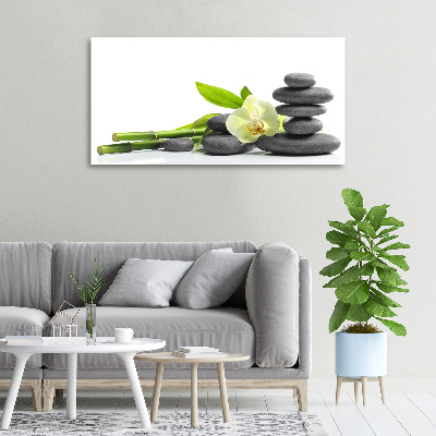Cuadro canvas con impresión uv duradera horizontal Orquídea