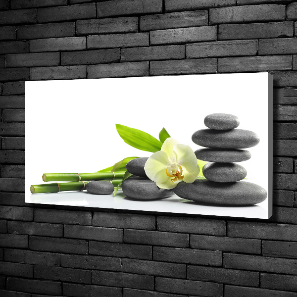 Cuadro canvas con impresión uv duradera horizontal Orquídea