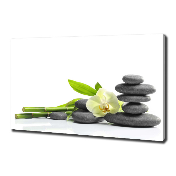 Cuadro canvas con impresión uv duradera horizontal Orquídea