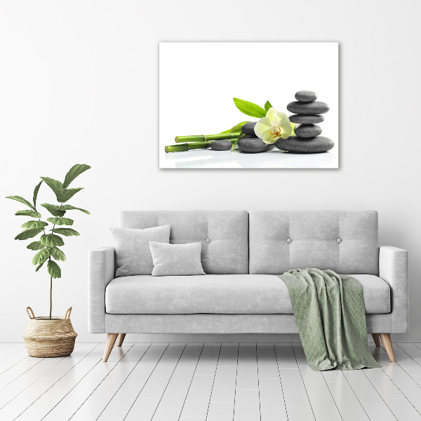 Cuadro canvas con impresión uv duradera horizontal Orquídea