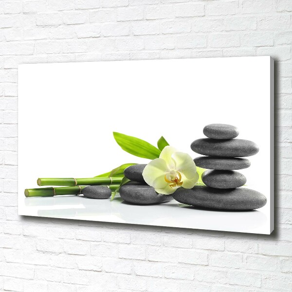 Cuadro canvas con impresión uv duradera horizontal Orquídea