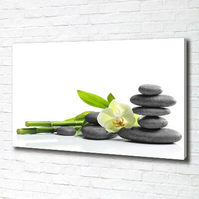 Cuadro canvas con impresión uv duradera horizontal Orquídea