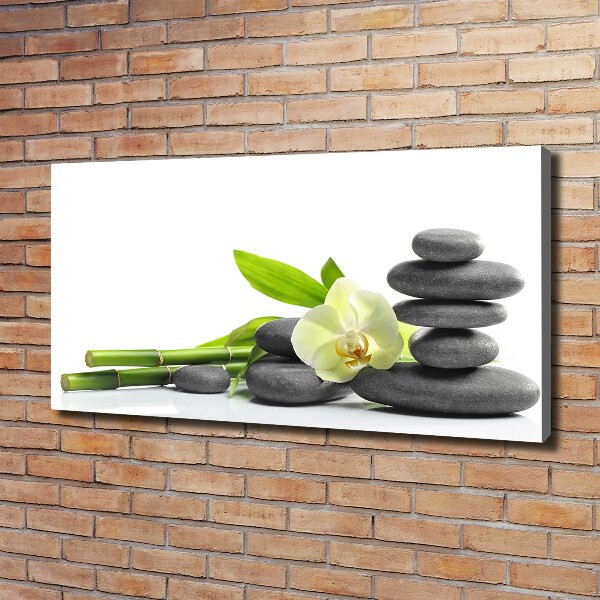 Cuadro canvas con impresión uv duradera horizontal Orquídea