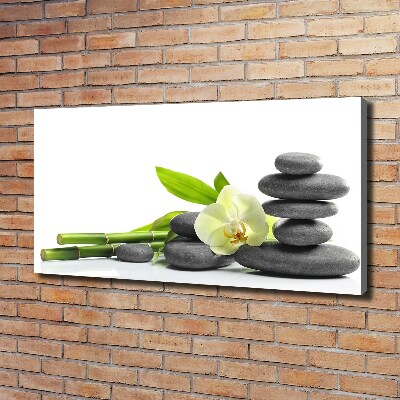 Cuadro canvas con impresión uv duradera horizontal Orquídea