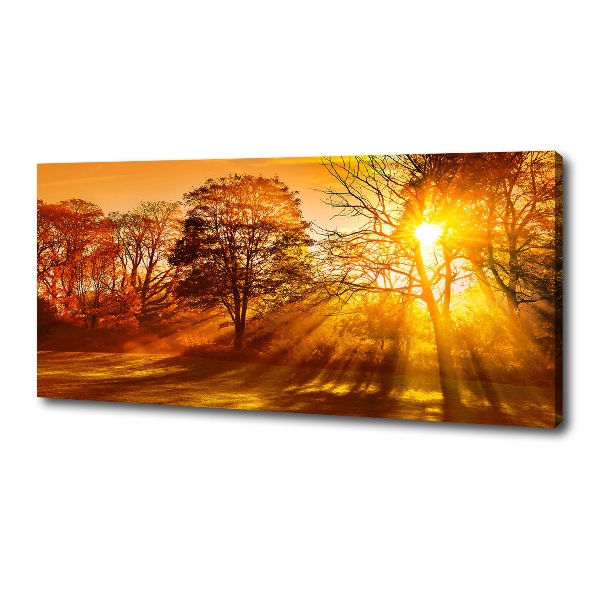 Cuadro canvas con impresión uv duradera horizontal Atardecer