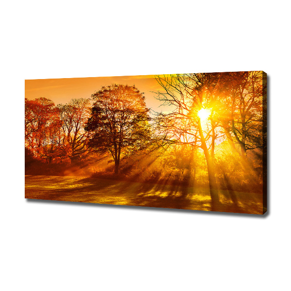 Cuadro canvas con impresión uv duradera horizontal Atardecer