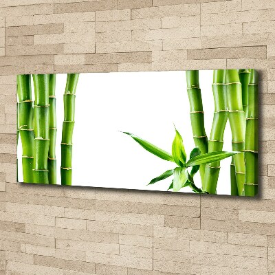 Foto en lienzo con acabado profesional horizontal Bambú