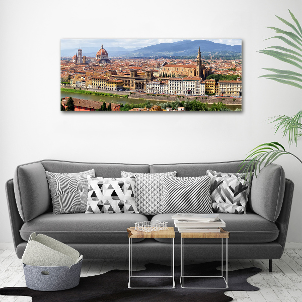 Cuadro canvas moderno de gran formato horizontal Florencia, Italia