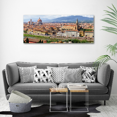 Cuadro canvas moderno de gran formato horizontal Florencia, Italia
