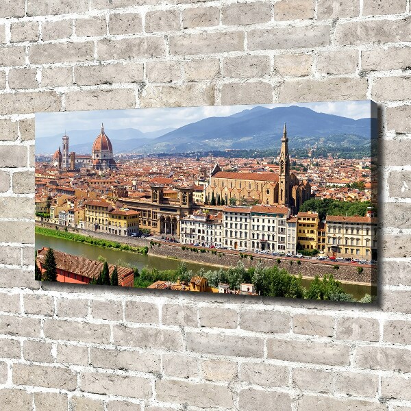 Cuadro canvas moderno de gran formato horizontal Florencia, Italia