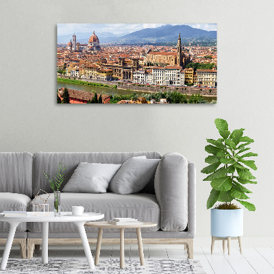 Cuadro canvas moderno de gran formato horizontal Florencia, Italia