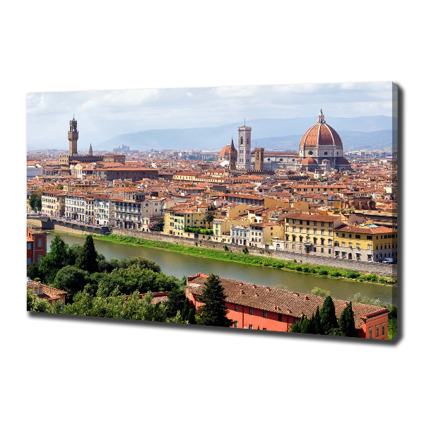 Cuadro canvas moderno de gran formato horizontal Florencia, Italia