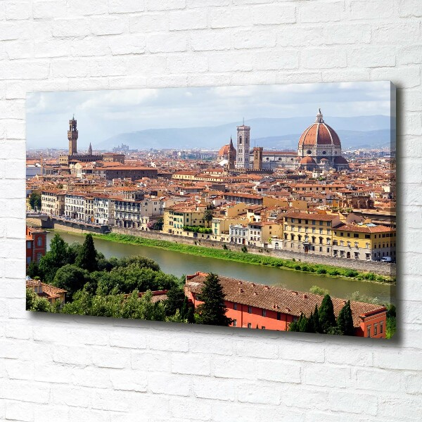 Cuadro canvas moderno de gran formato horizontal Florencia, Italia