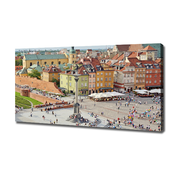 Cuadro canvas con impresión uv duradera horizontal Varsovia, Polonia