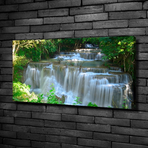 Cuadro canvas con impresión uv duradera horizontal Cascada