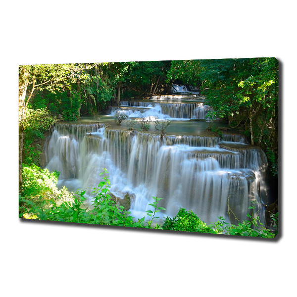 Cuadro canvas con impresión uv duradera horizontal Cascada