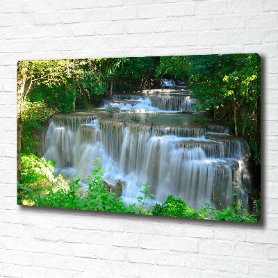 Cuadro canvas con impresión uv duradera horizontal Cascada