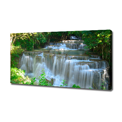 Cuadro canvas con impresión uv duradera horizontal Cascada