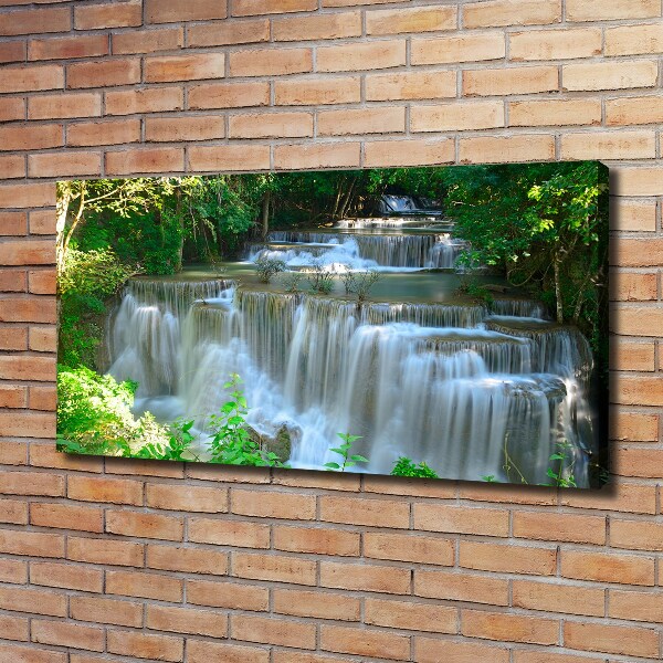 Cuadro canvas con impresión uv duradera horizontal Cascada