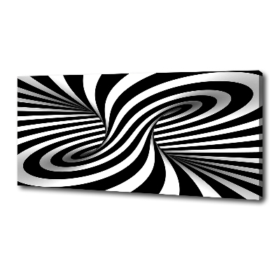 Cuadro canvas con impresión uv duradera horizontal Vórtice abstracto