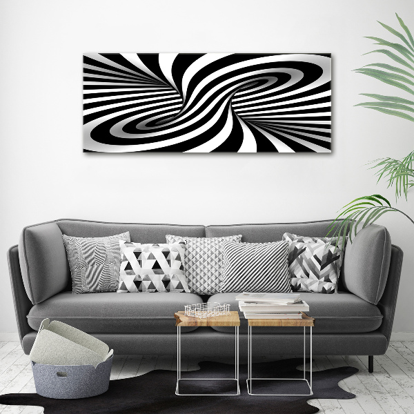 Cuadro canvas con impresión uv duradera horizontal Vórtice abstracto