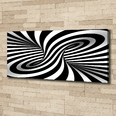 Cuadro canvas con impresión uv duradera horizontal Vórtice abstracto
