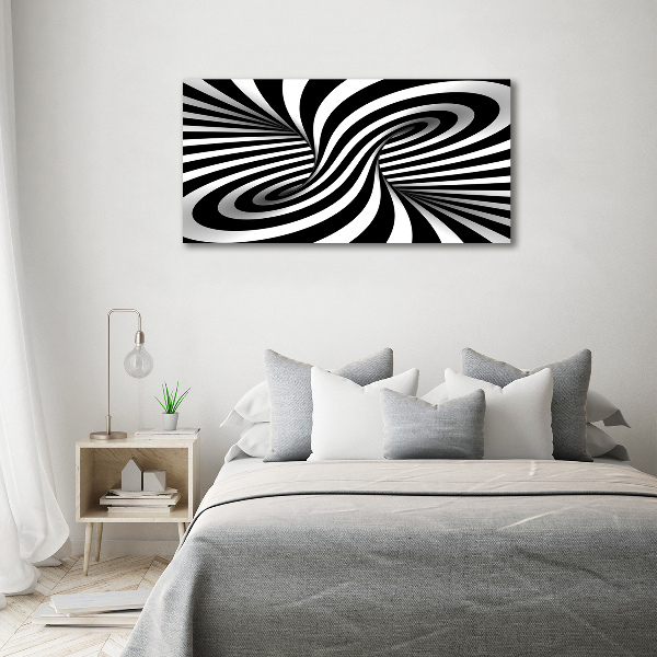 Cuadro canvas con impresión uv duradera horizontal Vórtice abstracto