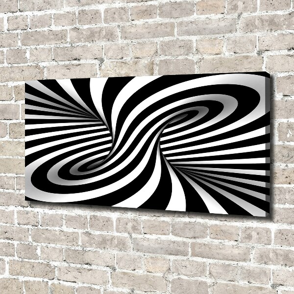 Cuadro canvas con impresión uv duradera horizontal Vórtice abstracto