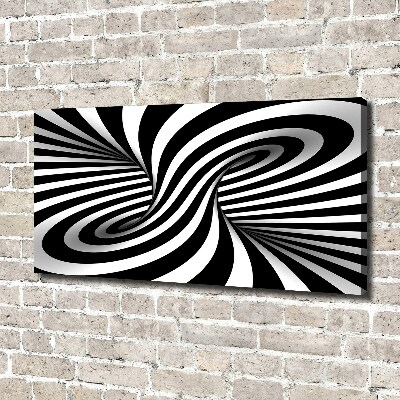 Cuadro canvas con impresión uv duradera horizontal Vórtice abstracto