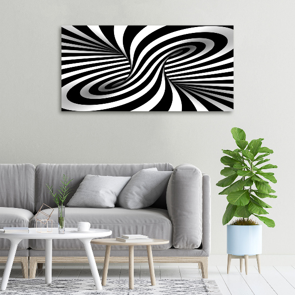 Cuadro canvas con impresión uv duradera horizontal Vórtice abstracto