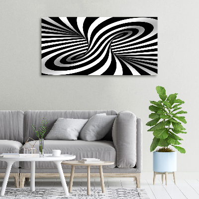 Cuadro canvas con impresión uv duradera horizontal Vórtice abstracto