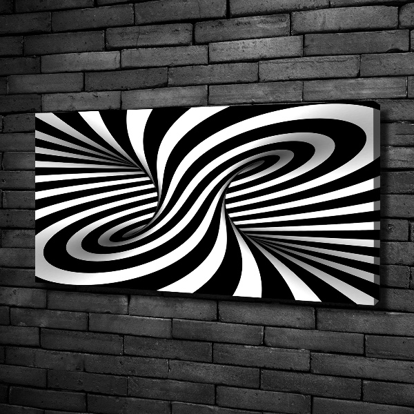 Cuadro canvas con impresión uv duradera horizontal Vórtice abstracto