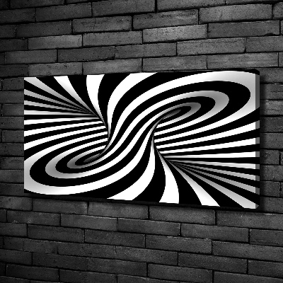 Cuadro canvas con impresión uv duradera horizontal Vórtice abstracto