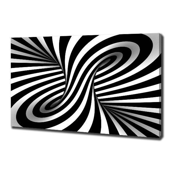 Cuadro canvas con impresión uv duradera horizontal Vórtice abstracto
