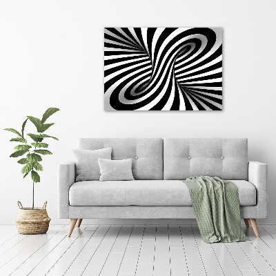 Cuadro canvas con impresión uv duradera horizontal Vórtice abstracto